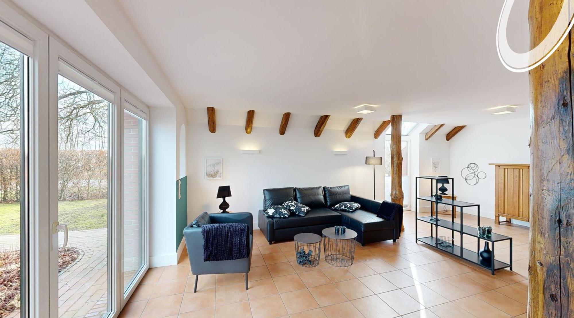 Gulfhof-Ferien Briese Appartement Großheide Buitenkant foto