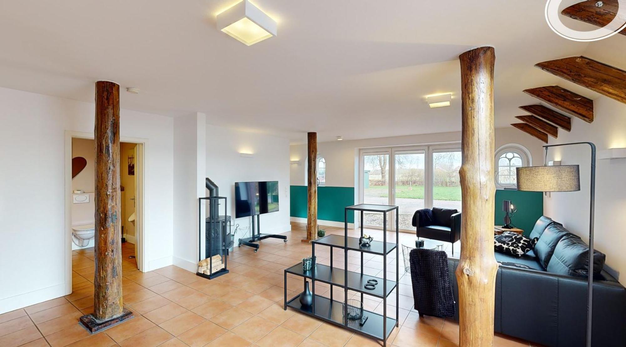 Gulfhof-Ferien Briese Appartement Großheide Buitenkant foto