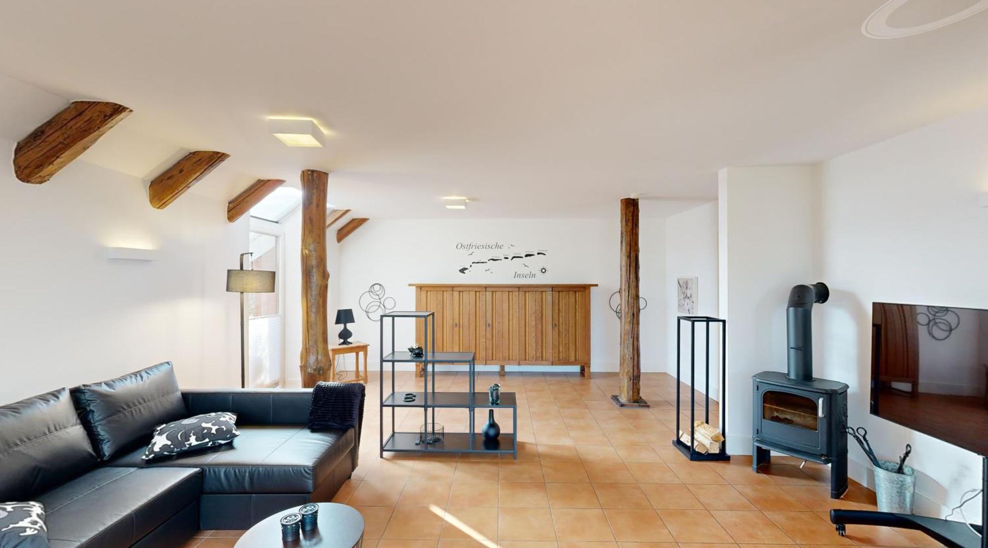 Gulfhof-Ferien Briese Appartement Großheide Buitenkant foto